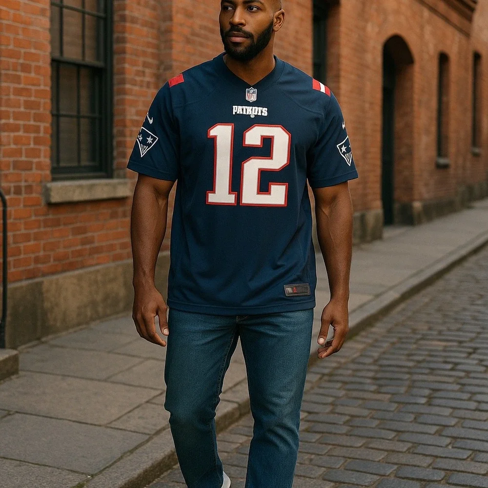 Tom Brady New England‎ Patriots Men's 3XL Nike Color Rush Legend Jersey NWOT - Picture 2 of 9